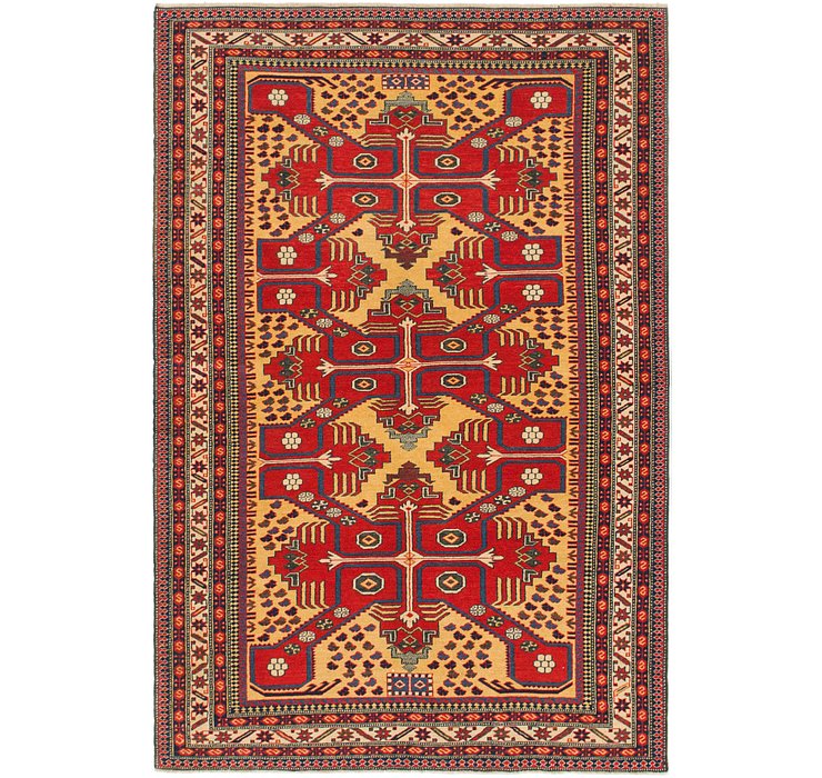 4' 6 x 6' 8 Shirvan Persian Rug