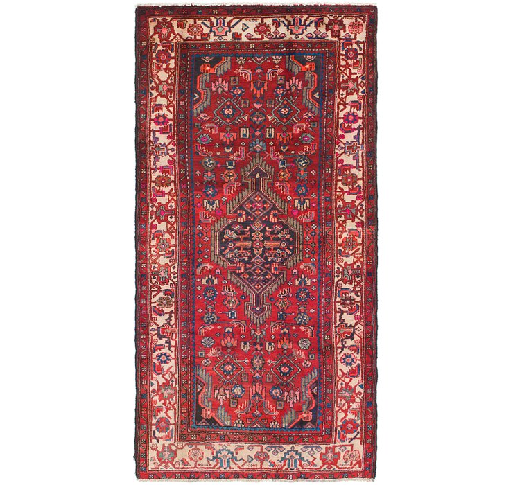 4' 7 x 9' 2 Mazlaghan Persian Runne...