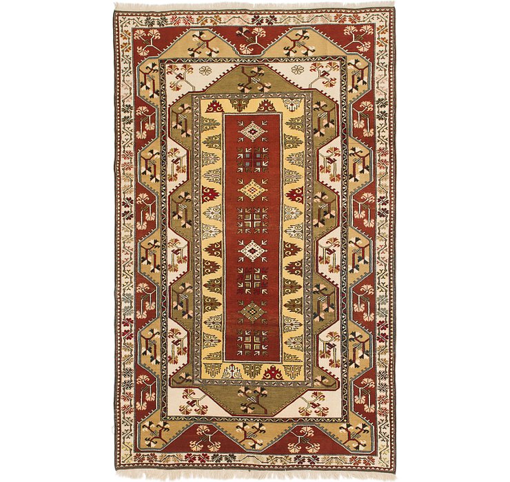 6' 8 x 11' Anatolian Oriental Rug