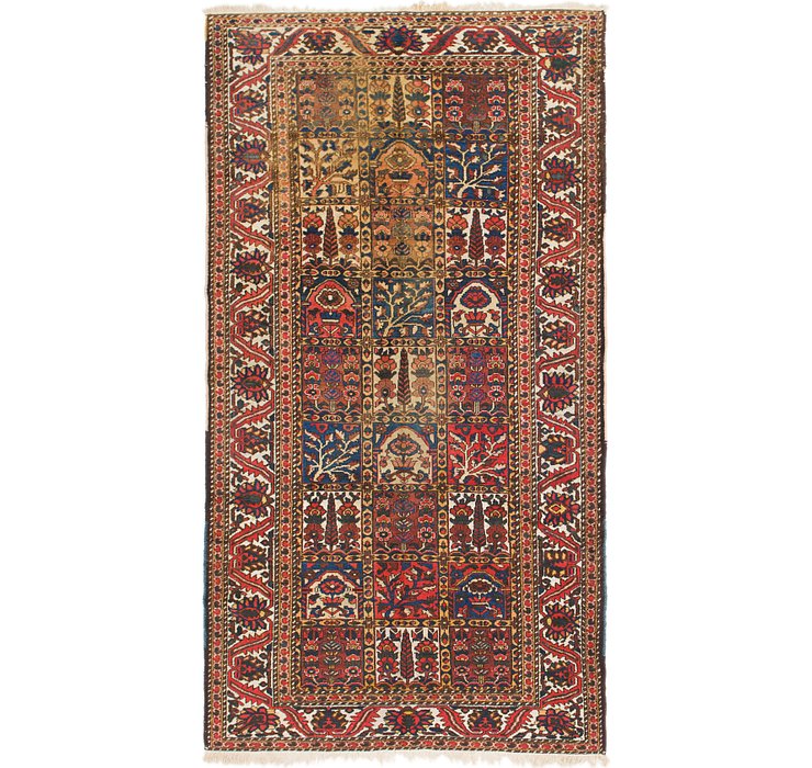 5' 2 x 9' 9 Bakhtiar Persian Runner...