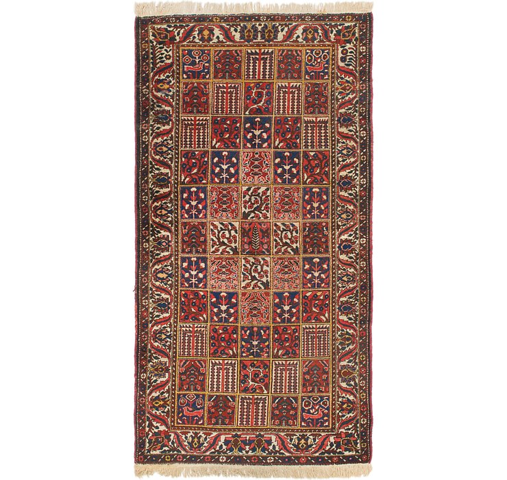 5' 2 x 9' 8 Bakhtiar Persian Runner...