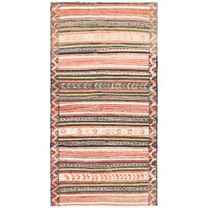 4' 2 x 8' 3 Kilim Fars Runner Rug