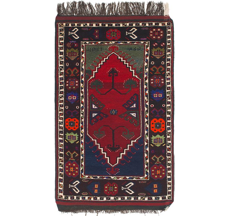 3' 5 x 5' 9 Anatolian Oriental Rug