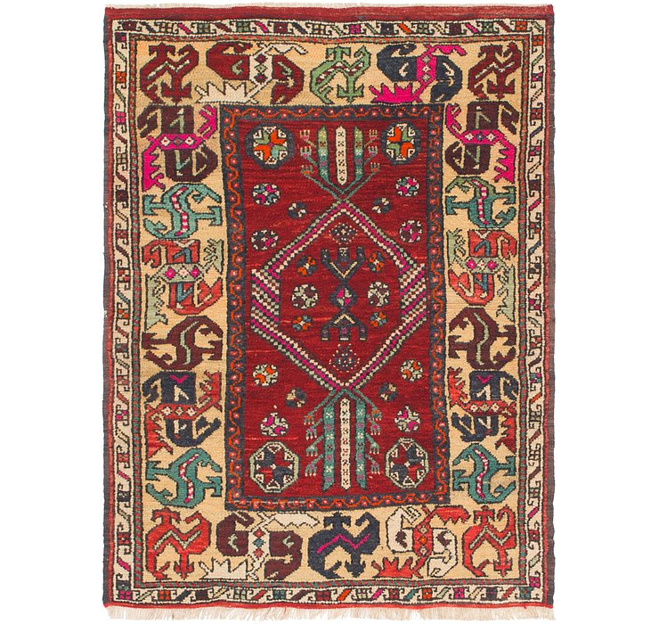 4' x 5' 3 Anatolian Rug