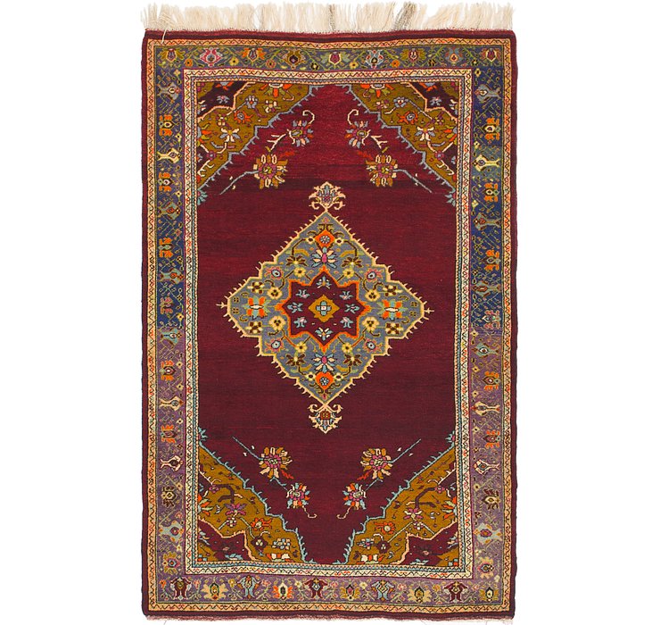 4' x 6' 6 Anatolian Rug