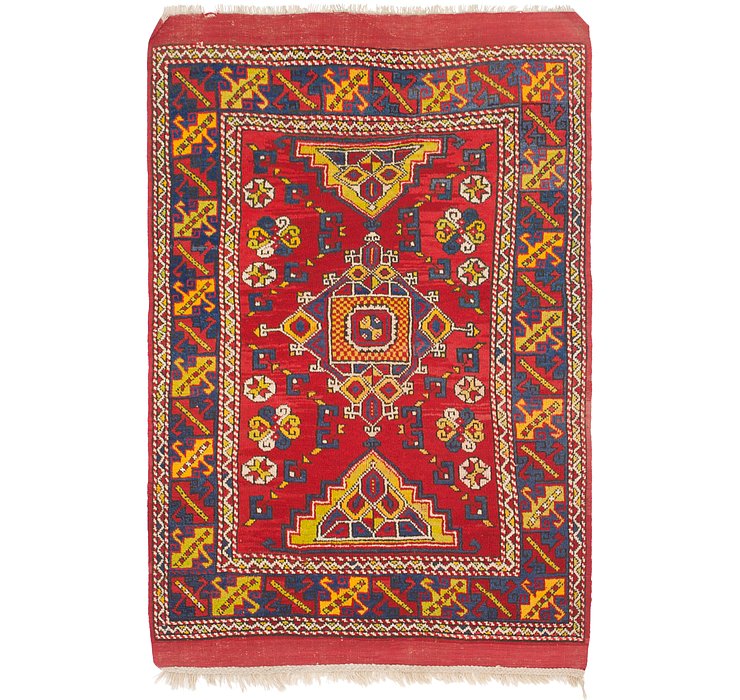 4' 7 x 7' Anatolian Oriental Runn...