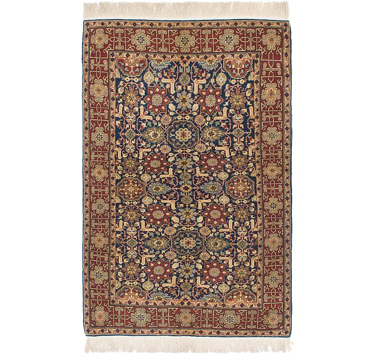 4' x 6' 3 Hereke Oriental Rug