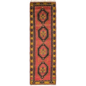 4' x 13' 9 Kars Oriental Runner Rug