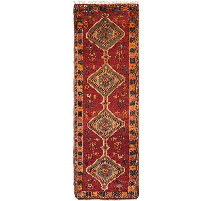 4' 2 x 13' 9 Kars Runner Rug