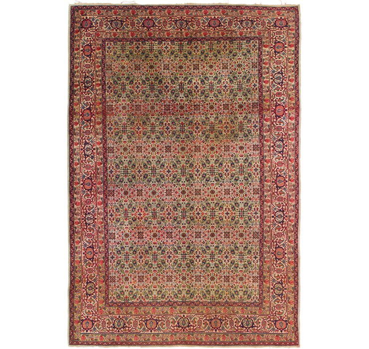 6' 8 x 9' 8 Tabriz Persian Rug