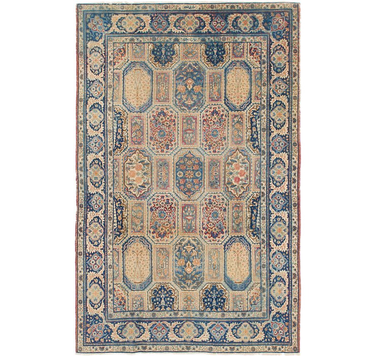 6' 6 x 10' 2 Yazd Persian Rug