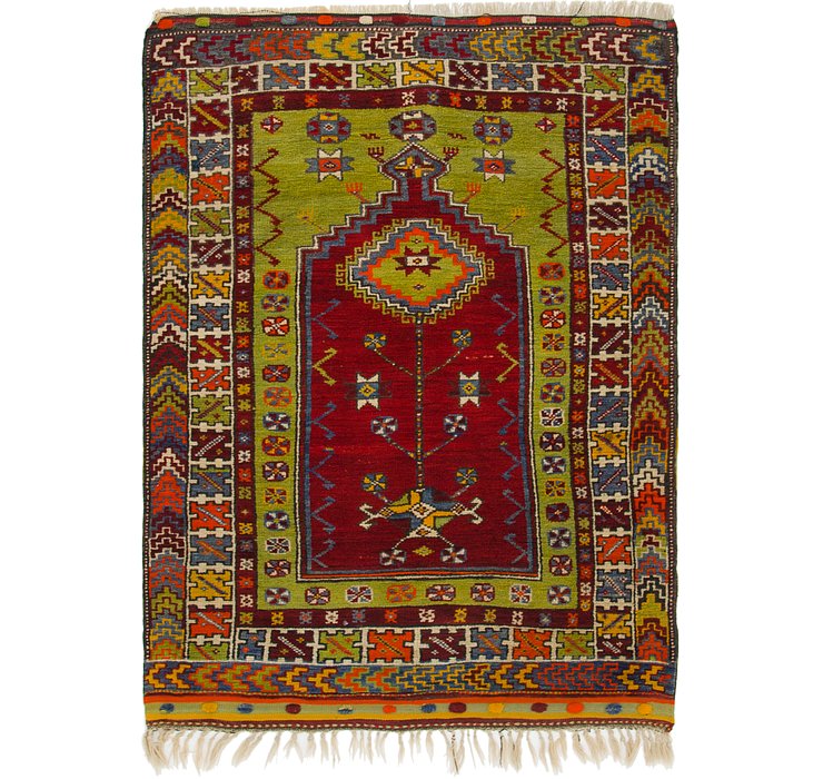 4' x 5' 6 Anatolian Rug
