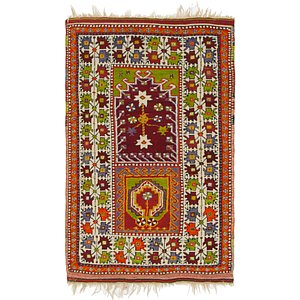 Unique Loom 3' 2 x 5' 2 Anatolian Oriental Rug
