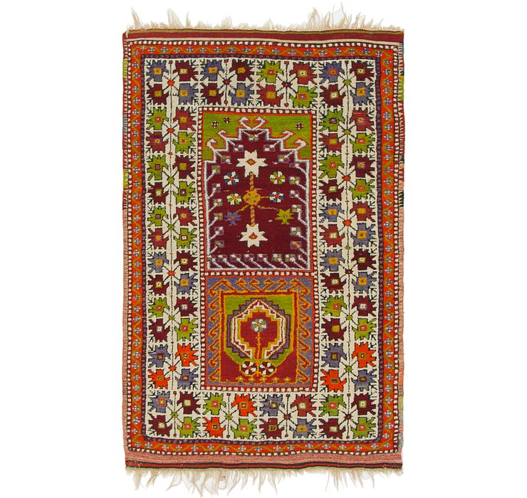 3' 2 x 5' 2 Anatolian Oriental Rug