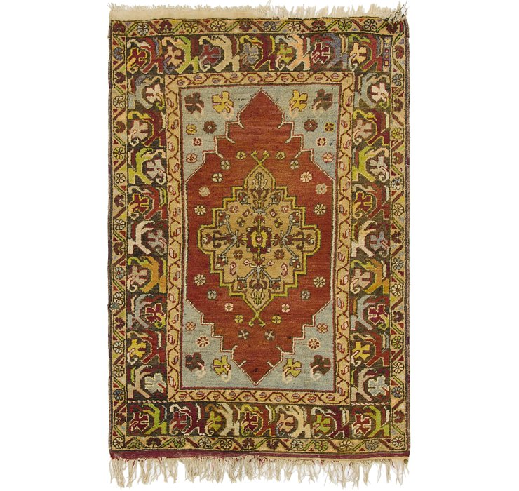 HandKnotted 3' 7 x 5' 6 Anatolian Oriental Rug