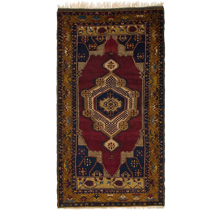 4' 3 x 8' Anatolian Oriental Runn...