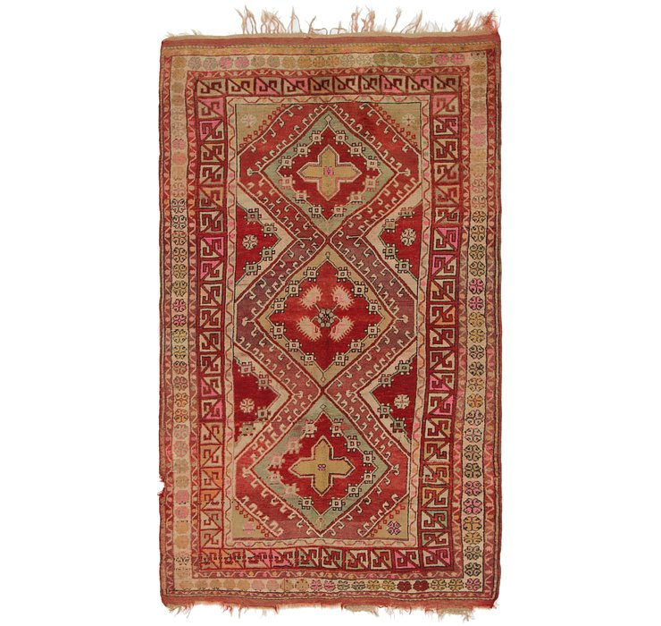 HandKnotted 4' 6 x 7' 9 Anatolian Oriental Rug