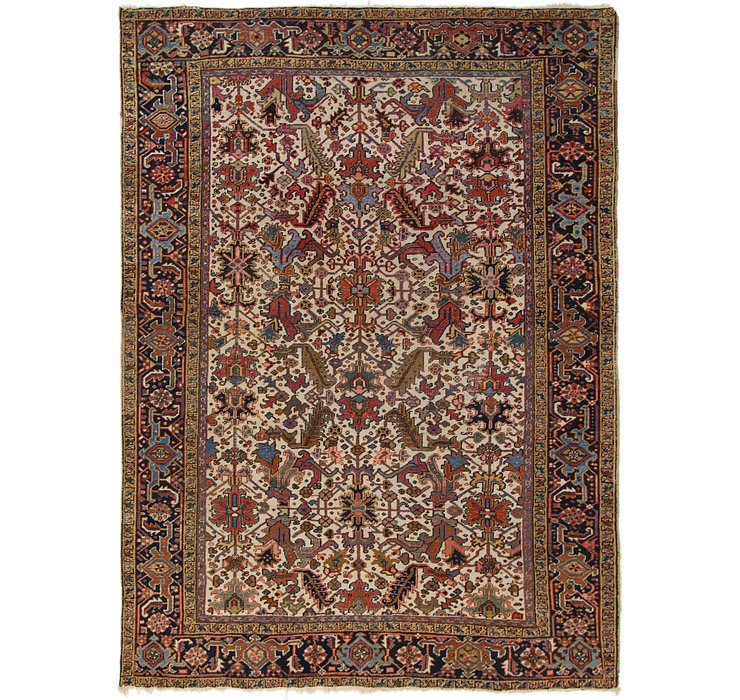 7' 8 x 10' 2 Heriz Persian Rug