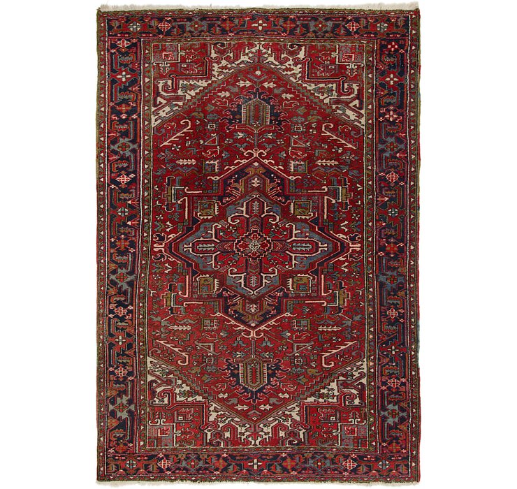 7' 6 x 11' 2 Heriz Persian Rug