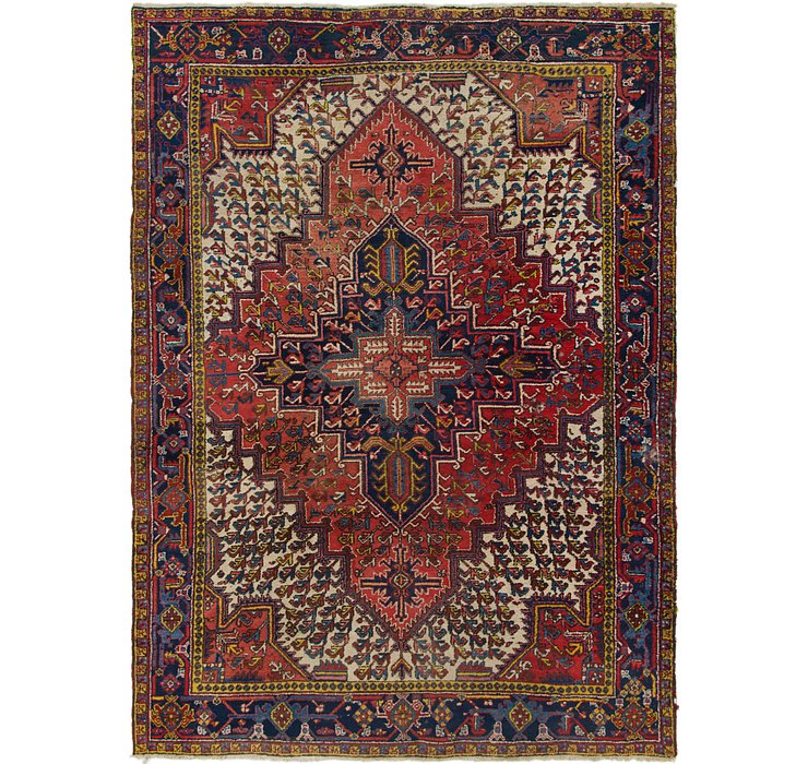 7' 8 x 10' 10 Heriz Persian Rug