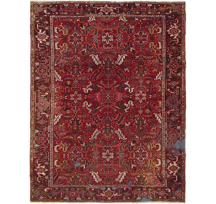 8' 6 x 11' Heriz Persian Rug