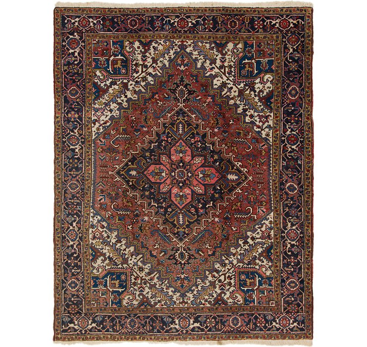 7' 10 x 10' 2 Heriz Persian Rug