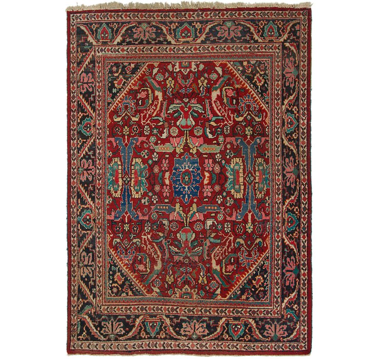 7' 2 x 10' 2 Heriz Persian Rug