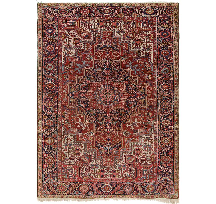 7' 7 x 10' 5 Heriz Persian Rug