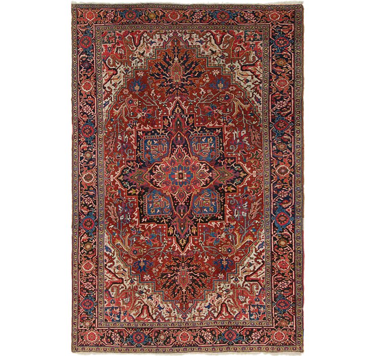 213cm x 330cm Heriz Persian Rug