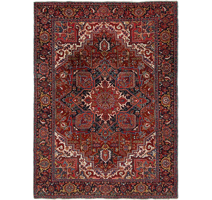 8' 7 x 11' 6 Heriz Persian Rug