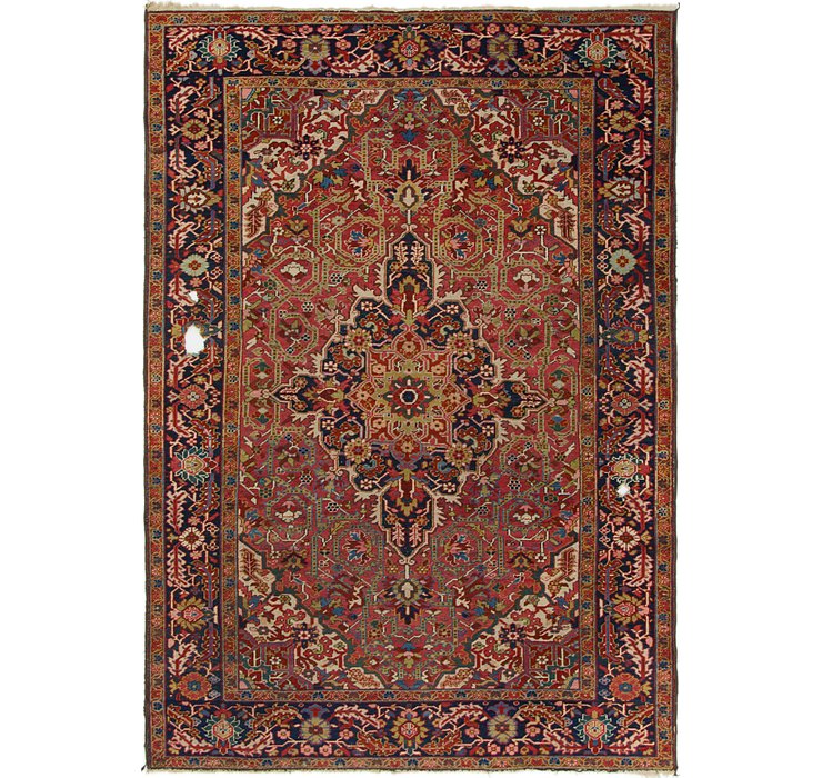 6' 8 x 9' 6 Heriz Persian Rug