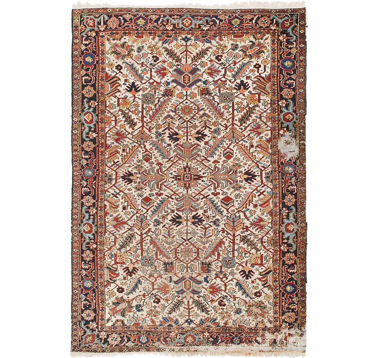 7' 6 x 11' 2 Heriz Persian Rug