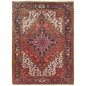 208cm x 275cm Heriz Persian Rug