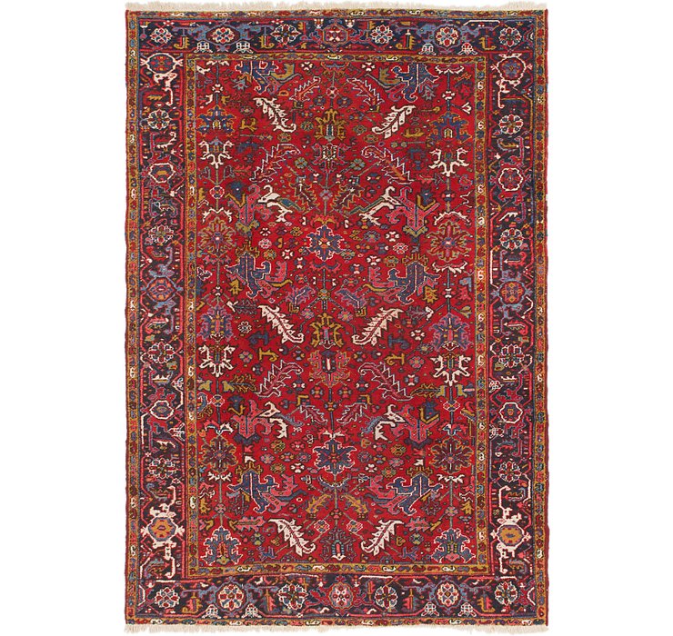 7' 3 x 10' 5 Heriz Persian Rug