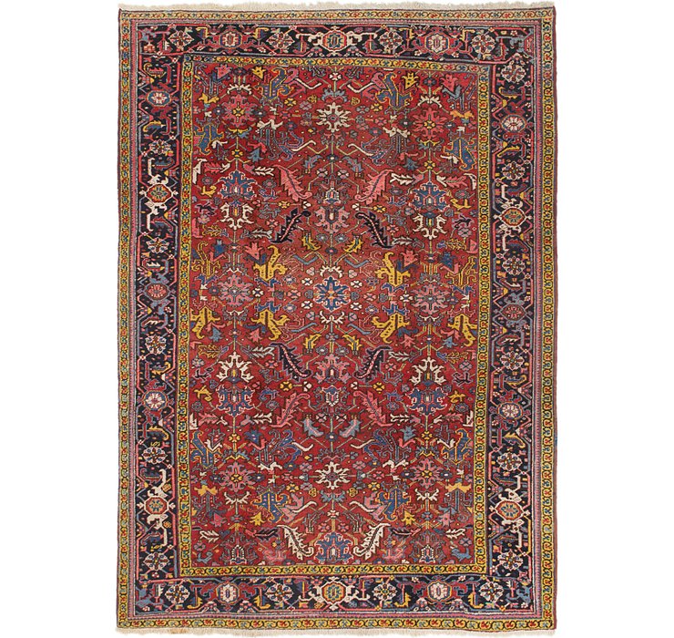 7' 8 x 10' 10 Heriz Persian Rug