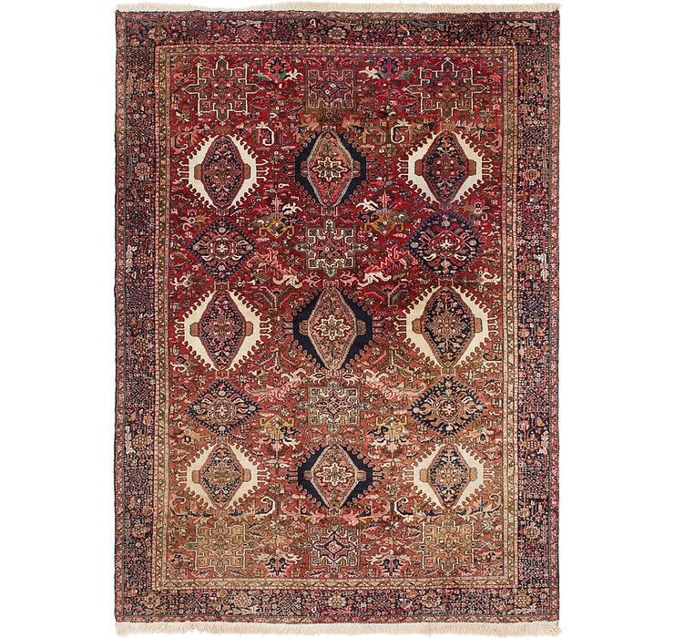9' 3 x 12' 10 Heriz Persian Rug