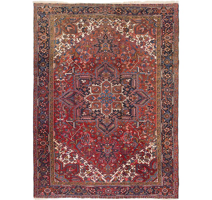 267cm x 360cm Heriz Persian Rug