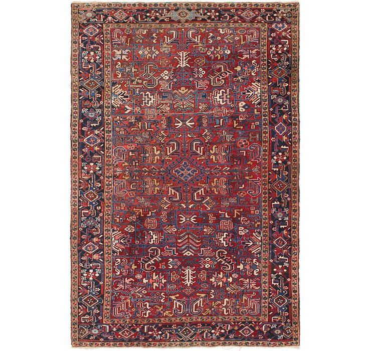 7' 5 x 11' 2 Heriz Persian Rug