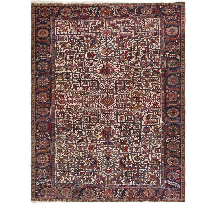 7' 10 x 10' 4 Heriz Persian Rug