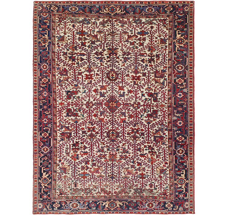 8' 6 x 10' 8 Heriz Persian Rug