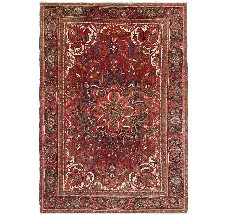 7' 9 x 11' 4 Heriz Persian Rug