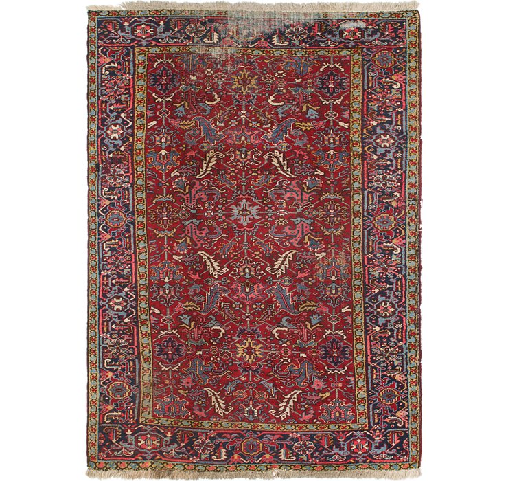 7' x 10' Heriz Persian Rug