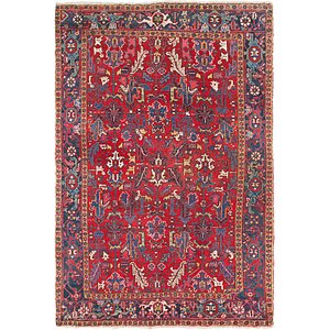 HandKnotted 7' 3 x 10' 9 Heriz Persian Rug