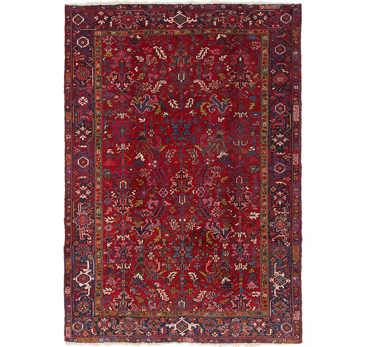 7' 3 x 10' 3 Heriz Persian Rug
