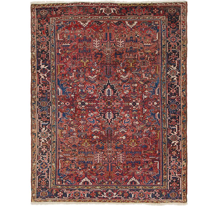7' 10 x 10' Heriz Persian Rug