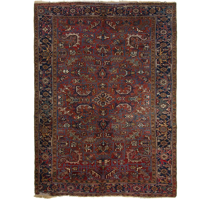 HandKnotted 8' 3 x 11' 3 Heriz Persian Rug