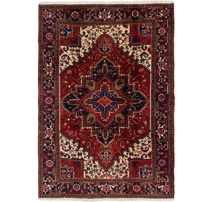 6' 6 x 9' 5 Heriz Persian Rug