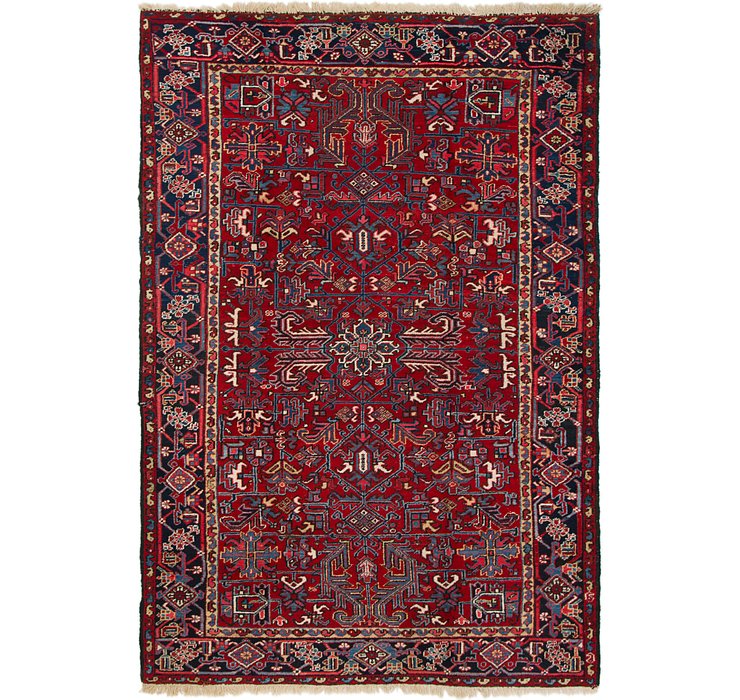 7' 3 x 10' 8 Heriz Persian Rug