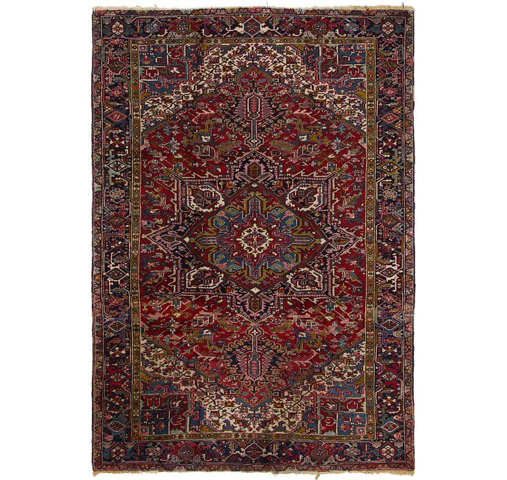 8' 3 x 11' 7 Heriz Persian Rug