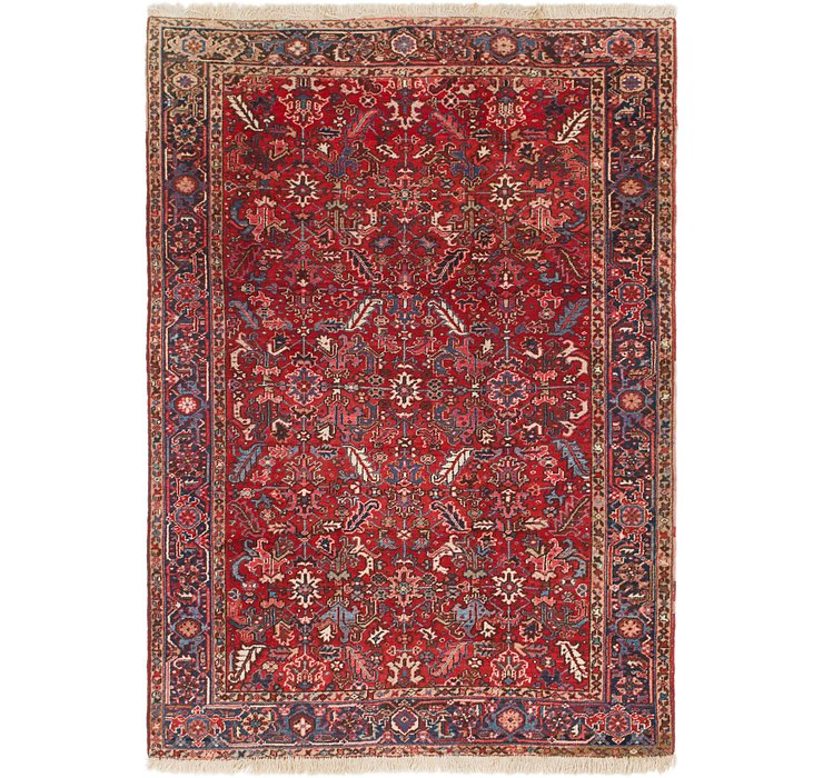 7' 7 x 10' 5 Heriz Persian Rug